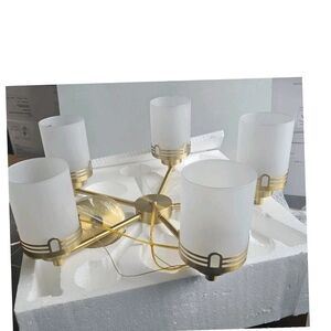 Doraimi 3/5 Light chandelier Antique brass ,5 light